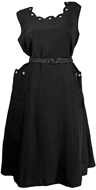 Black Satin Fifties Dress