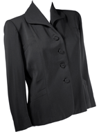 1940s Gabardine Fitted Jacket