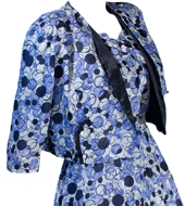1950s Silk Shrug Jacket