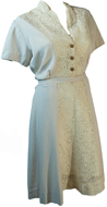 Forties Lace Panel Dress