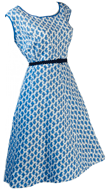 1950s Seersucker Sun Dress