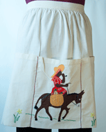 Vintage Caribbean Souvenir Apron 