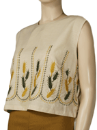 1950s Embroidered Blouse