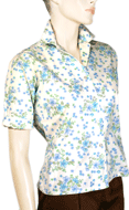 1960s Roll Sleeve Blouse