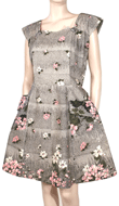 1950s Plus size Vintage Dress