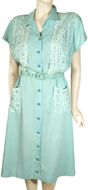 Plus size 1930s Spring Dress