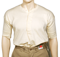 1940s Henley Undershirt