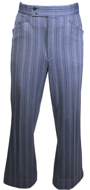 1960s Striped Bootcut Flares