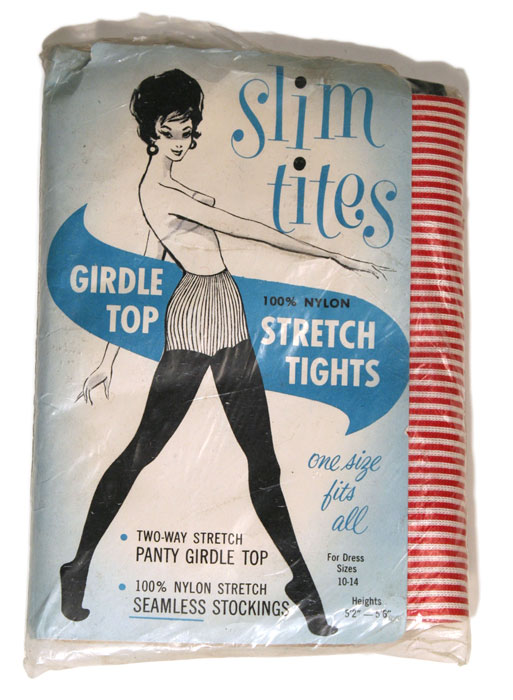 Early 1960s Tights with Girdle Top