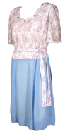 1950s Vintage Garden Party Dress