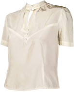 Vintage 1940s Satin Blouse