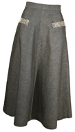 Vintage 40s Denim Skirt