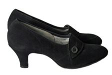 1940s Suede Pumps