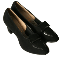 Vintage Suede Pumps