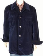 1970s Blue Velvet jacket