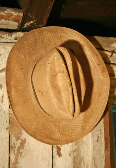 Vintage Straw Cowboy Hat