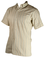 1960s Trim Fit Striped Sport Shirt