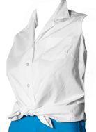 Fifties Fitted Sleeveless Blouse 
