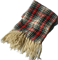 Vintage Plaid Scarf