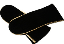 1950s Velvet Mittens