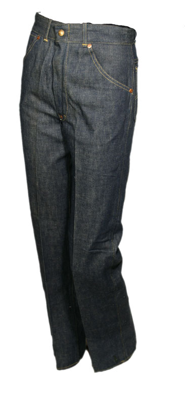 1930s Denim Ranch Pants
