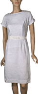 Pretty White 1950s Dress