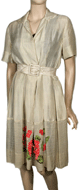 1950s Silk Dress