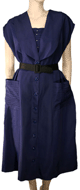 1940s Satin Cocktail Dress