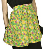 Flower Print Apron