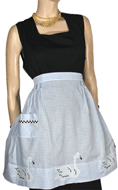 Vintage Cross Stitch Apron