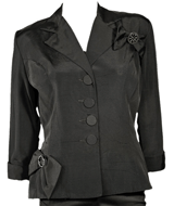 1950s Satin Fitted Jacket