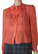 1940s Sheer Blouse