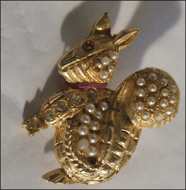 1960s Squirrel Pin