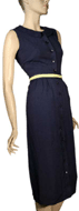 Navy Blue 1950s Shirtmaker