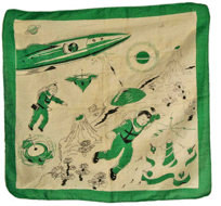 1950s Space Hanky