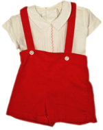 1950s Peter Piper Velvet Short Set