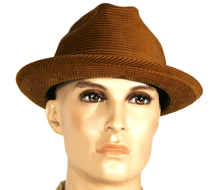 1960s Corduroy Trilby