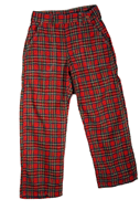 1940s Plaid Jeans