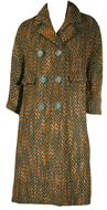 1960s Novelty Print Coat