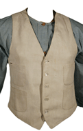 1930s Linen Vest