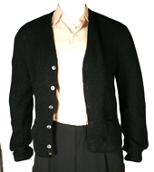 1950s Black Mohair Sweater
