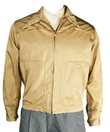 1940s Satin Zipper Jacket