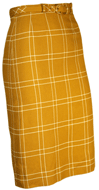 Vintage Collegiate Pencil Skirt