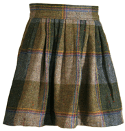 Vintage Tweed Mini Skirt