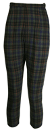 Vintage Wool Plaid Capris