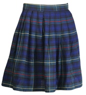 Vintage Plaid Schoolgirl Skirt