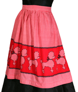 Vintage Poodle Apron