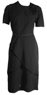 Elegant 1940s Cocktail Dress