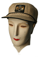50s Straw Baseball Cap