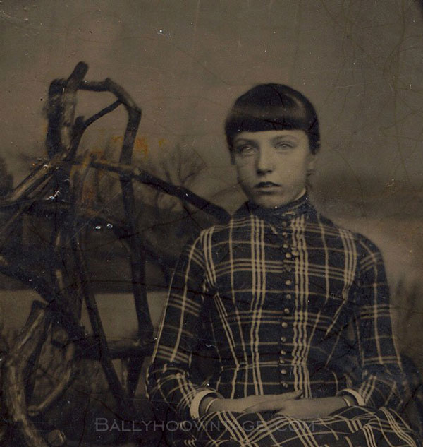 Haunting 19th C Tin Type